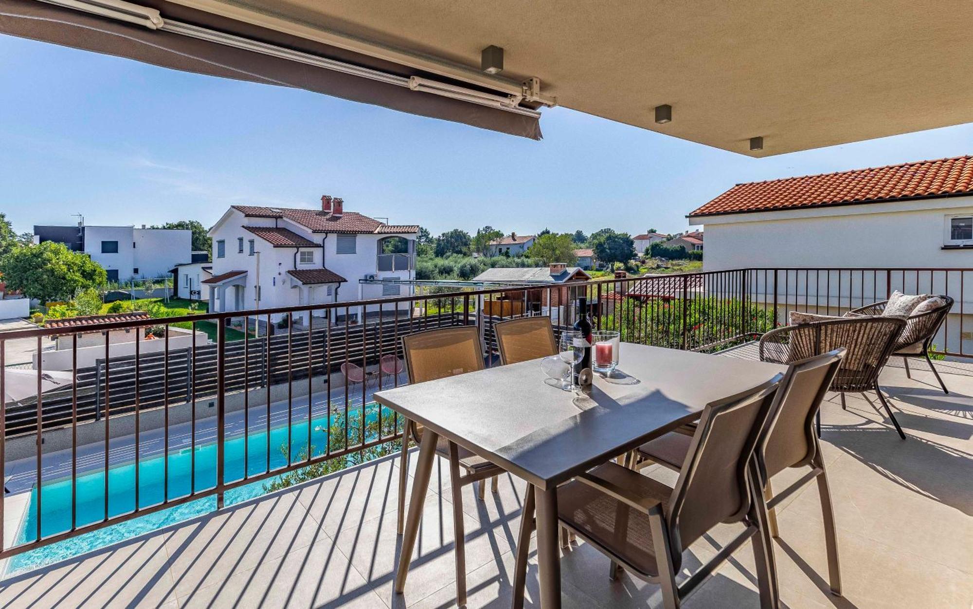 Appartement Ap Caci Mit Pool - Istriensonne 0712-0737 à Medulin Extérieur photo